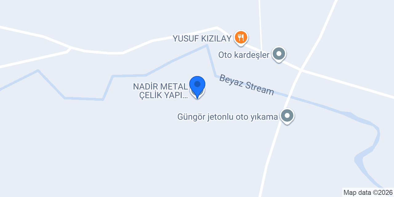 NADİR METAL ÇELİK YAPI KONSTRÜKSİYON konumu