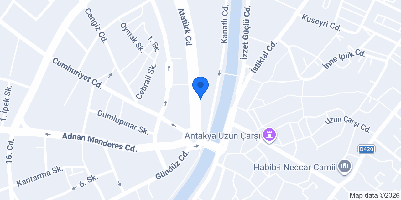 Büyük Antakya Restoran konumu