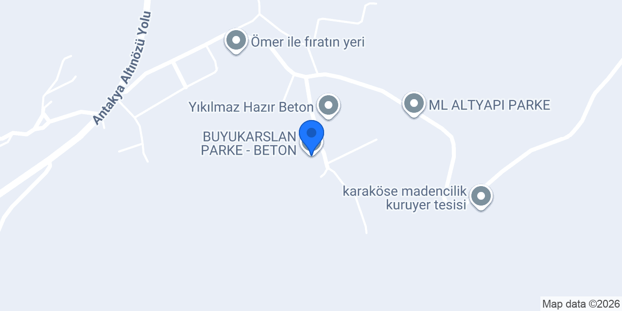 BUYUKARSLAN PARKE - BETON konumu