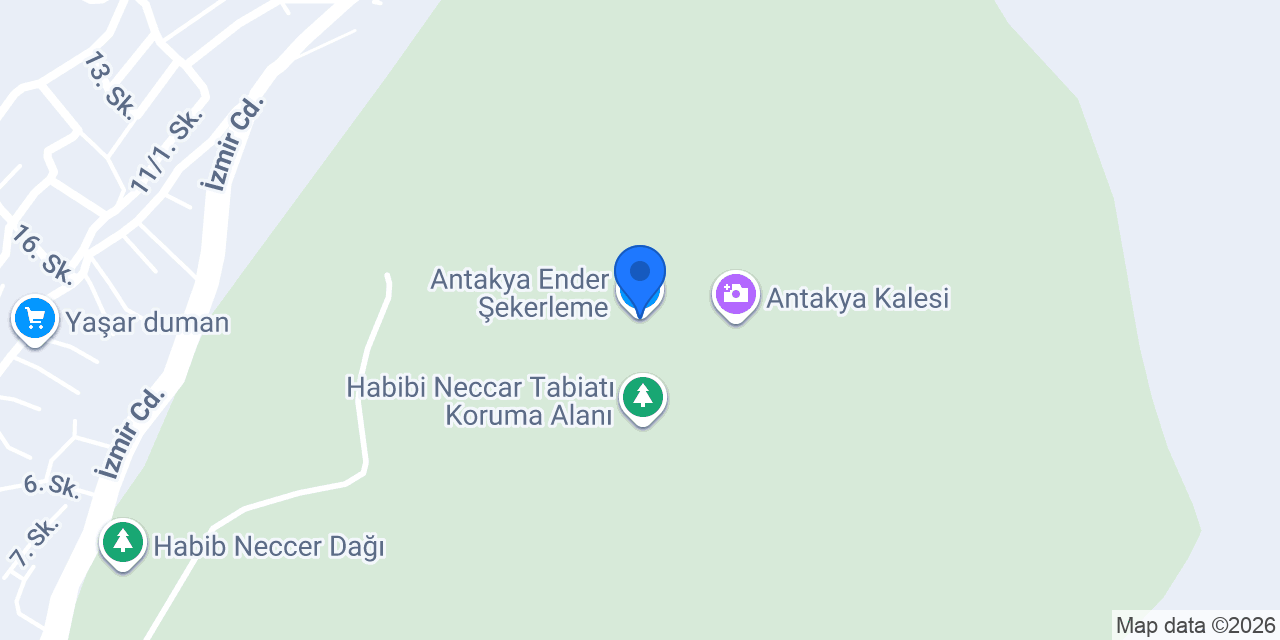 Antakya Ender Şekerleme konumu