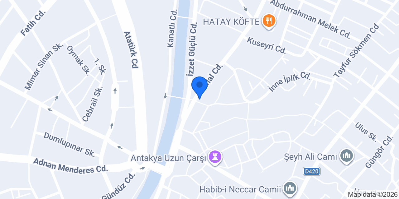 Çarşı/Antakya konumu