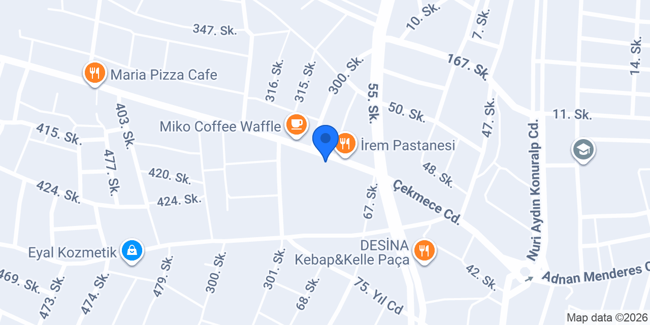Ege Mobilya konumu