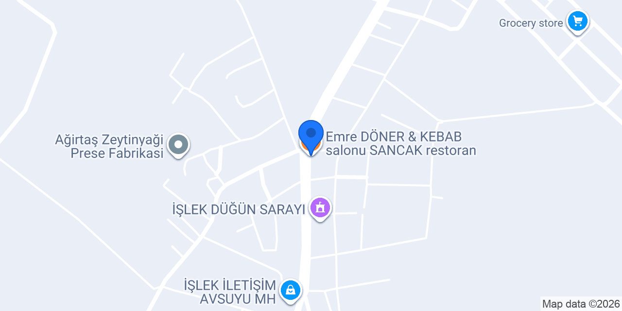 Emre DÖNER & KEBAB salonu SANCAK restoran konumu