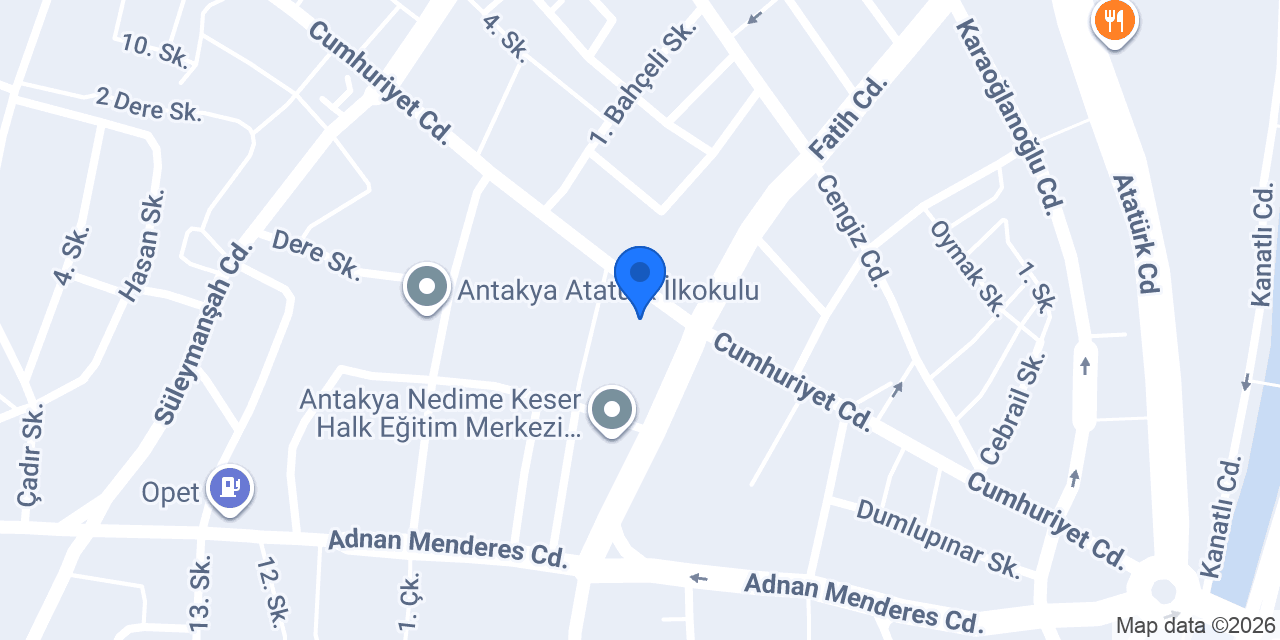 T.C. ANTAKYA KAYMAKAMLlğl konumu