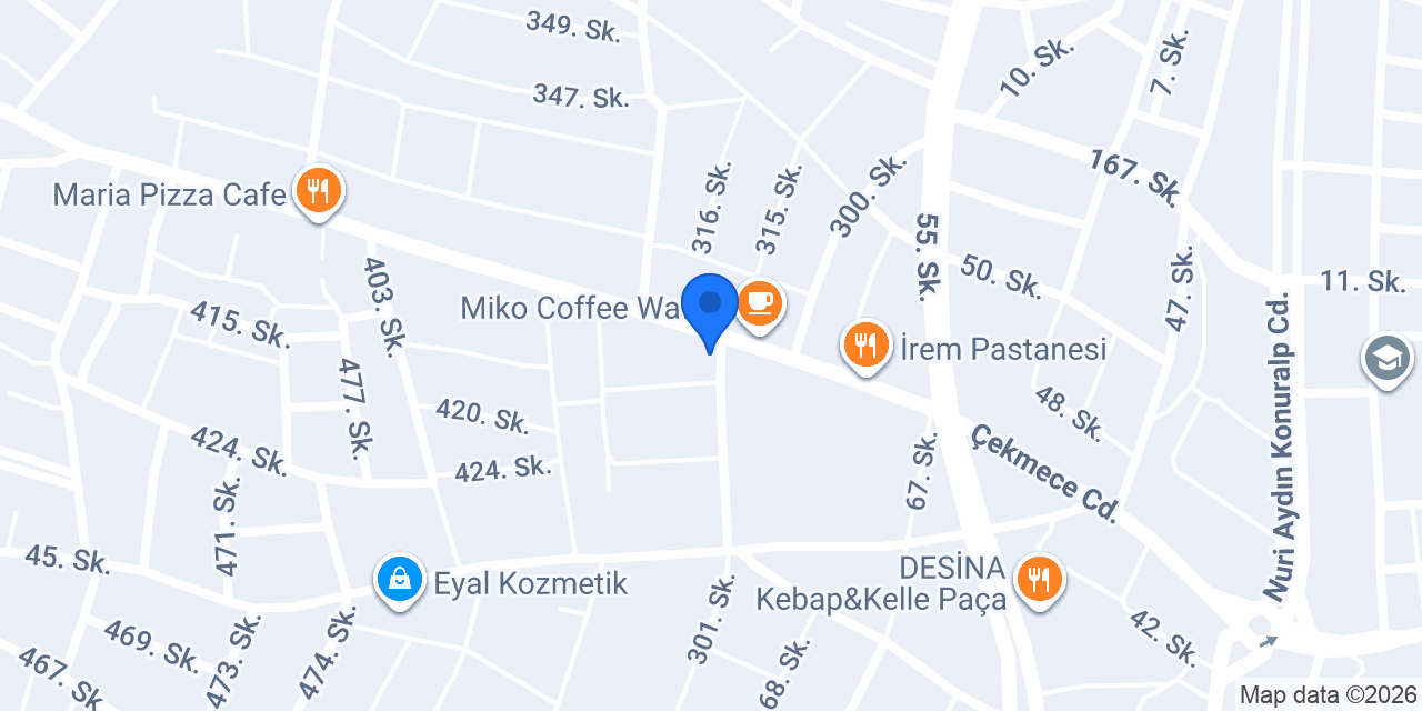 Antakya Relaxium Masaj Merkezi konumu