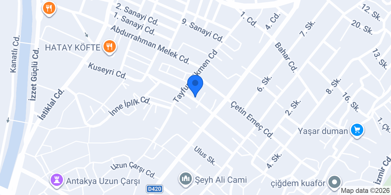 HATAY SARK ODASi konumu
