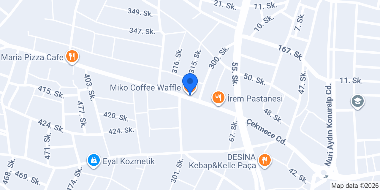 Miko Coffee Waffle konumu