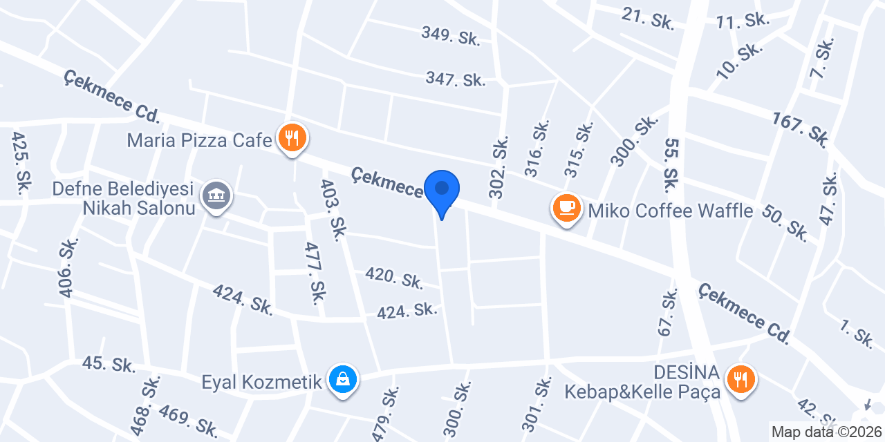 Akgöl Hukuk Bürosu konumu