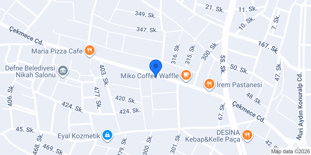 Demiray Oto Lastik konumu