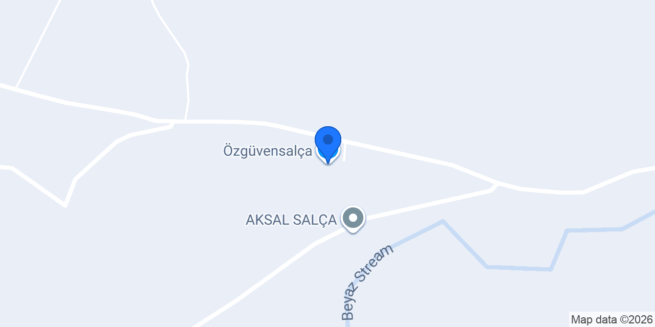 Özgüvensalça konumu