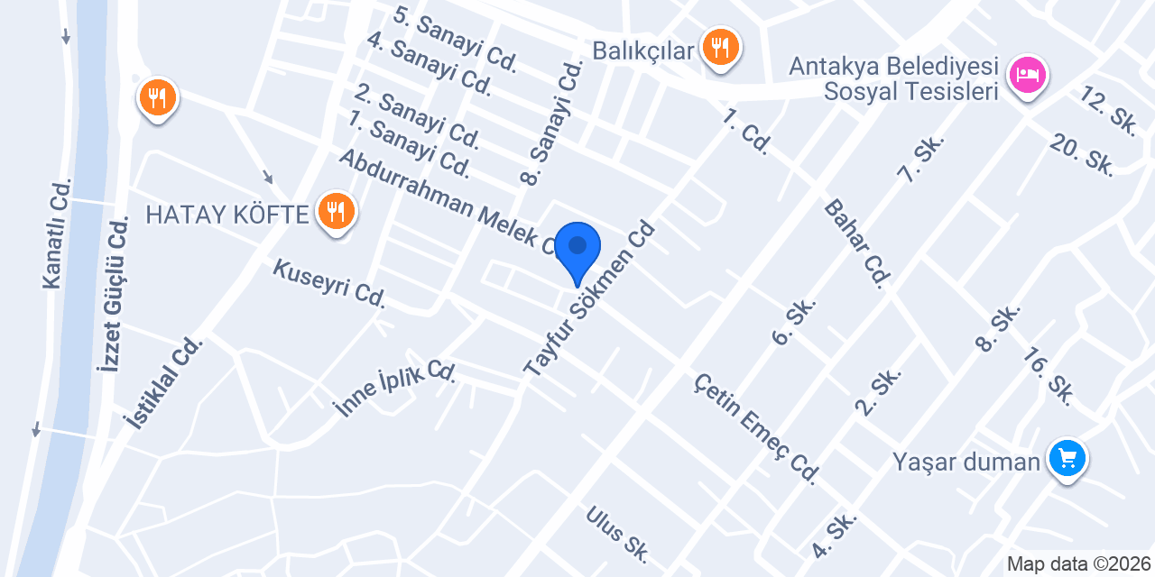 Antakya Acil Taksi konumu