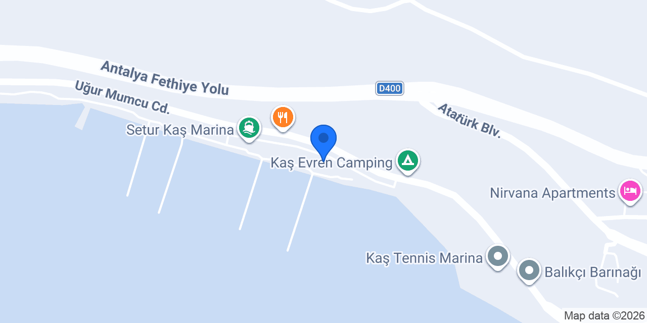 Kaş Yachting Service konumu