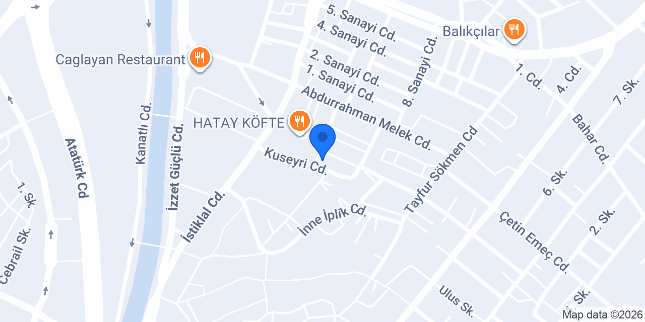Hatay Csr Seyahat konumu