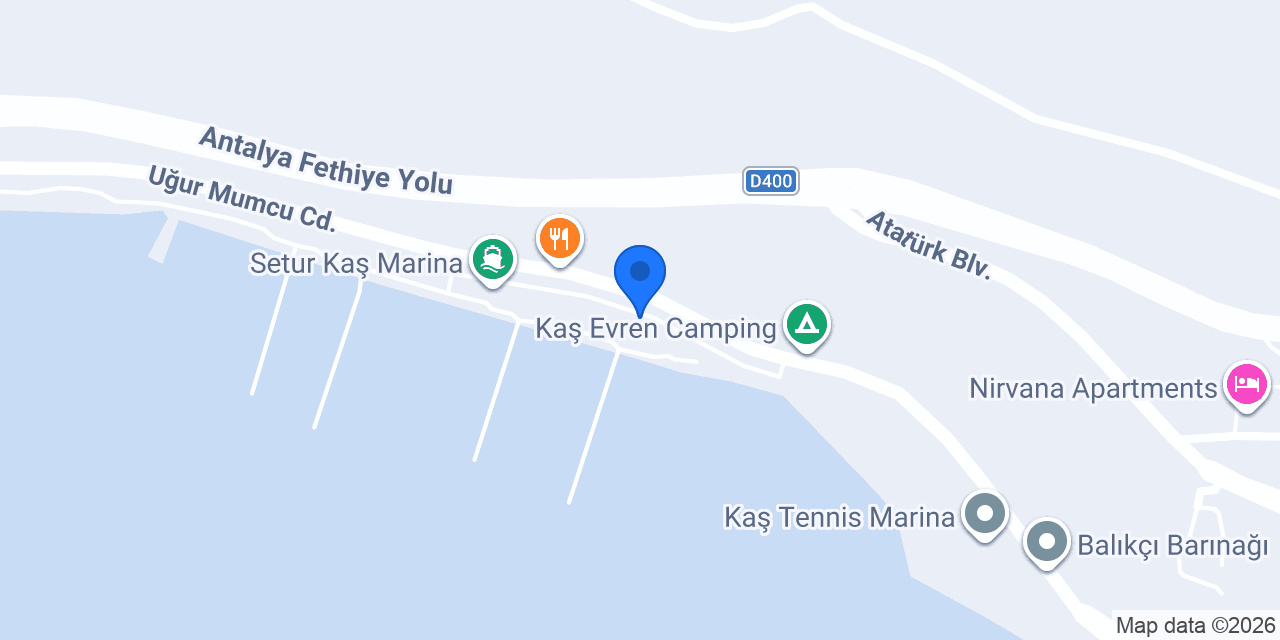 Çöllü Denizcilik Kaş konumu