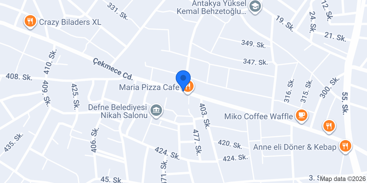 Palmiye cafe konumu
