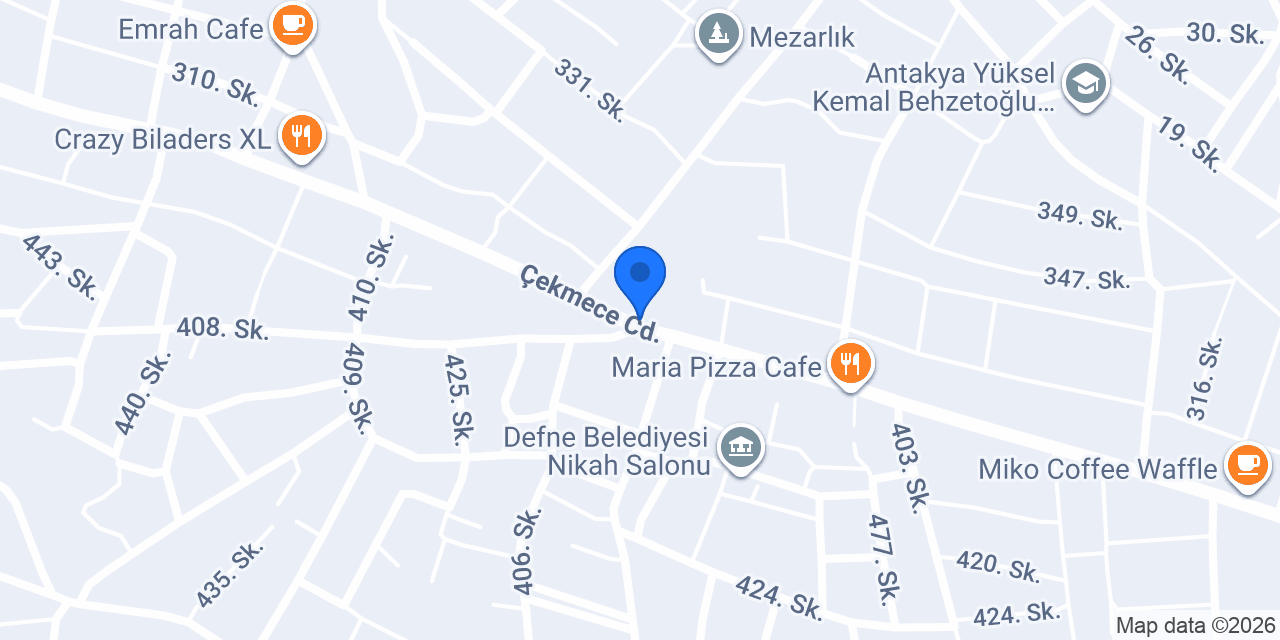 Güzeloğlu pastanesi konumu