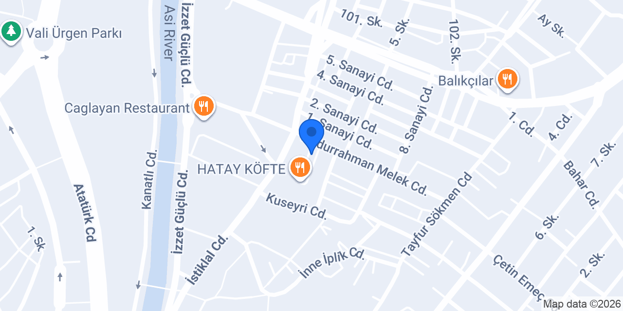 Hatay Köfte & Tost konumu