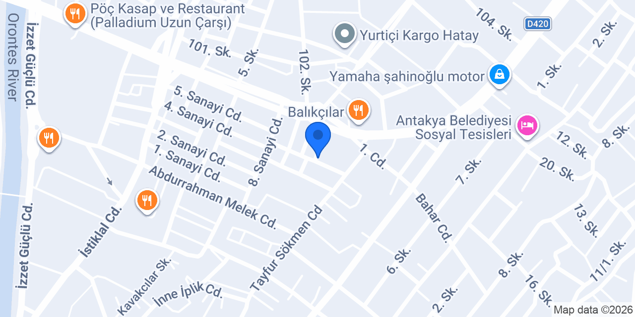 Derya Ticaret konumu