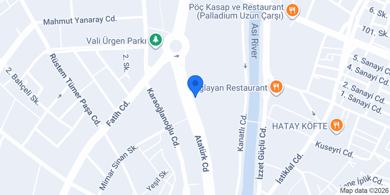 Napcaz Döner Antakya konumu