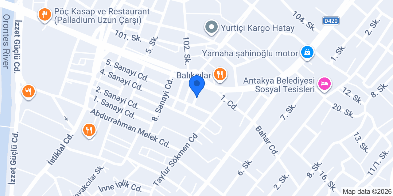 Cadde iletişim konumu