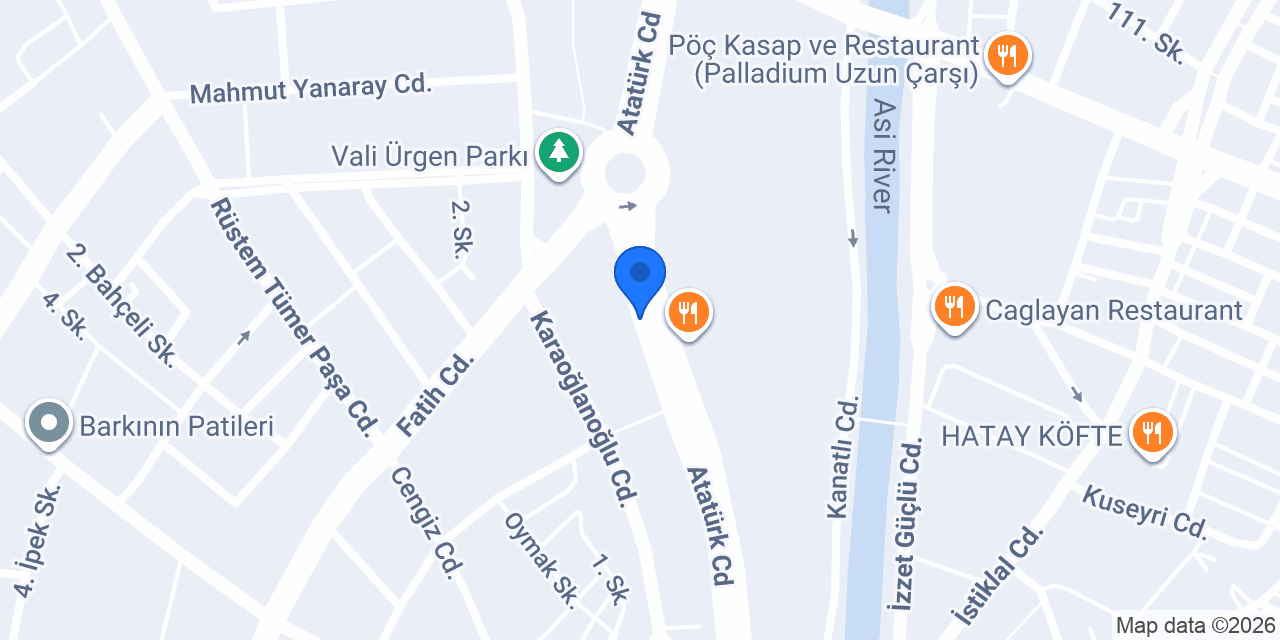 FuzulEV Hatay Şubesi konumu