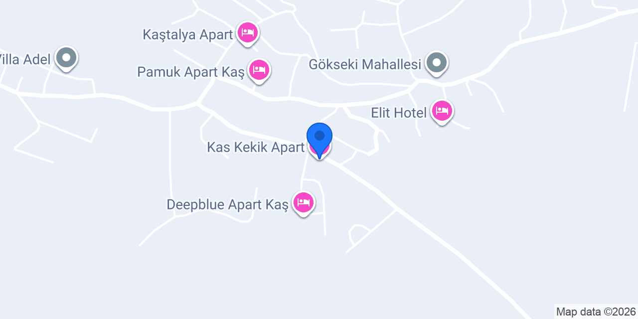 Kas Kekik Apart konumu