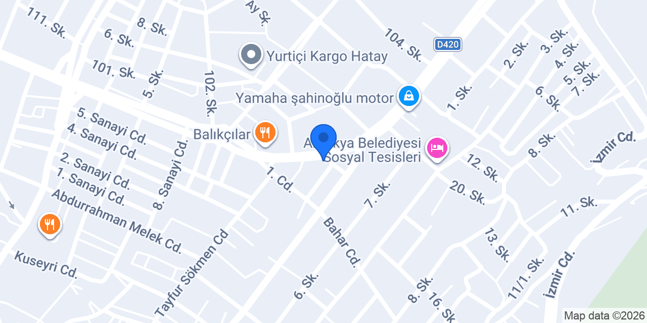 Hakkı Balcıoğlu Mobilya konumu