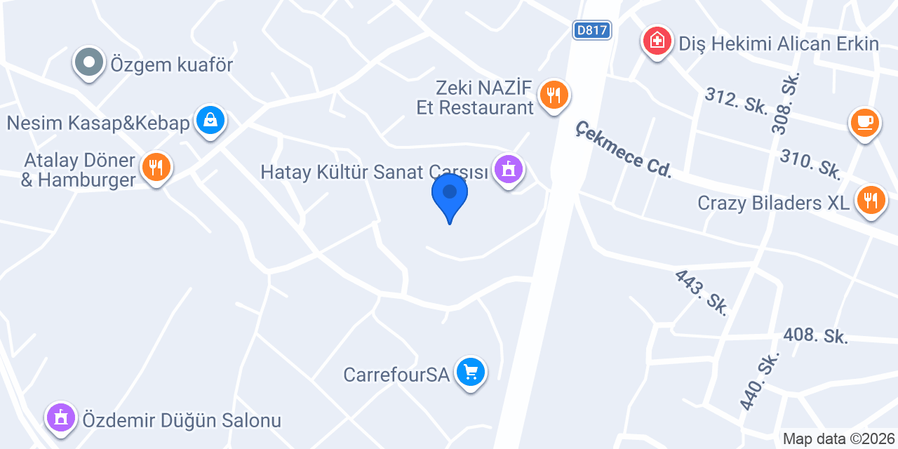 Hatay GeziSaati Turizm Acentası konumu