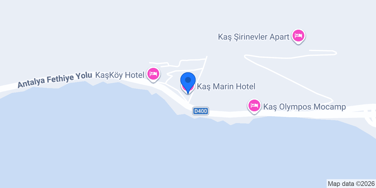 Kaş Marin Hotel konumu