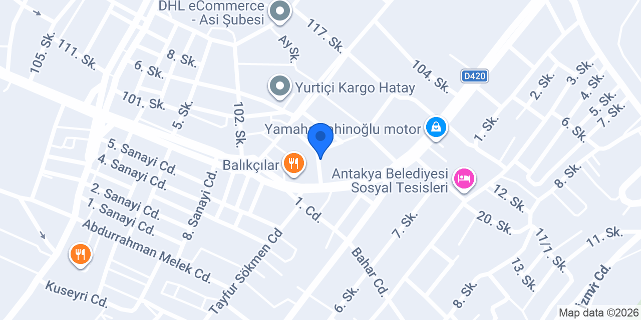 Boyut Çelik Kapı | Hatay Çelik Kapı konumu