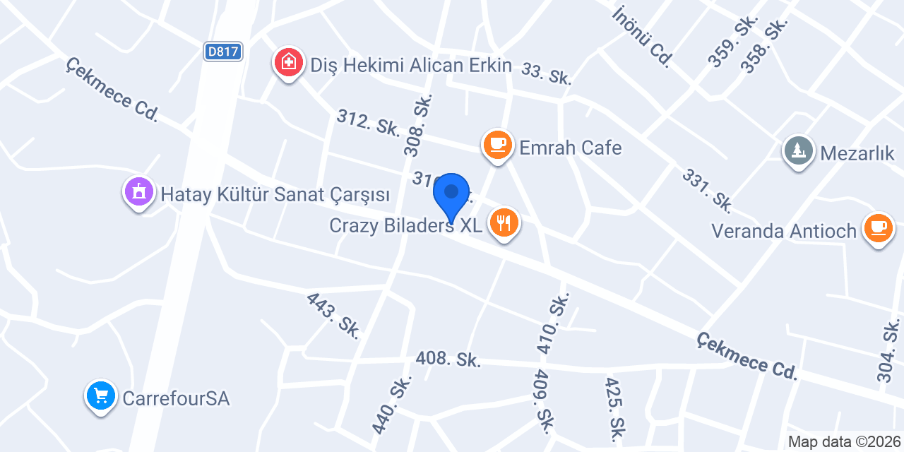 YaparKardeşler Pastanesi konumu