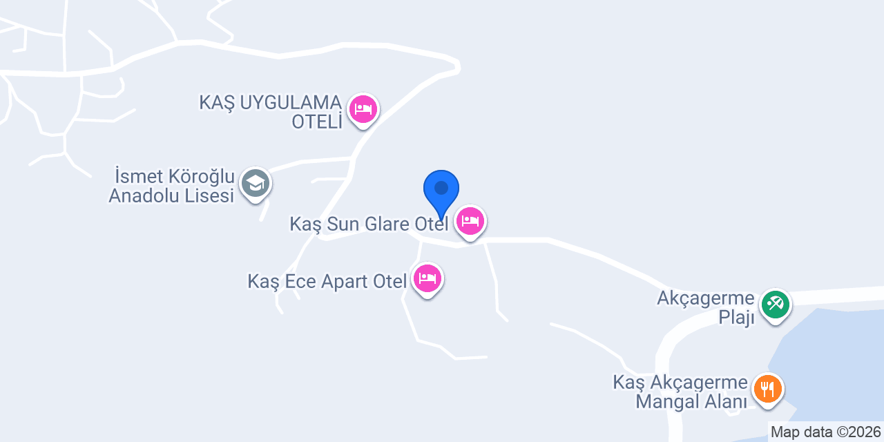 ÖZKAN APART KAŞ konumu