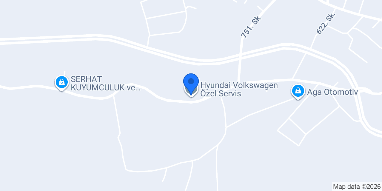 Hyundai Volkswagen Özel Servis konumu