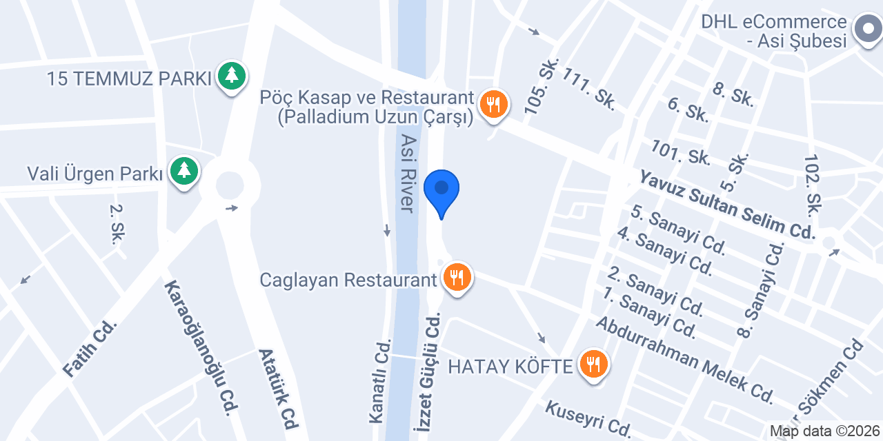 Şirin Kuyumculuk konumu