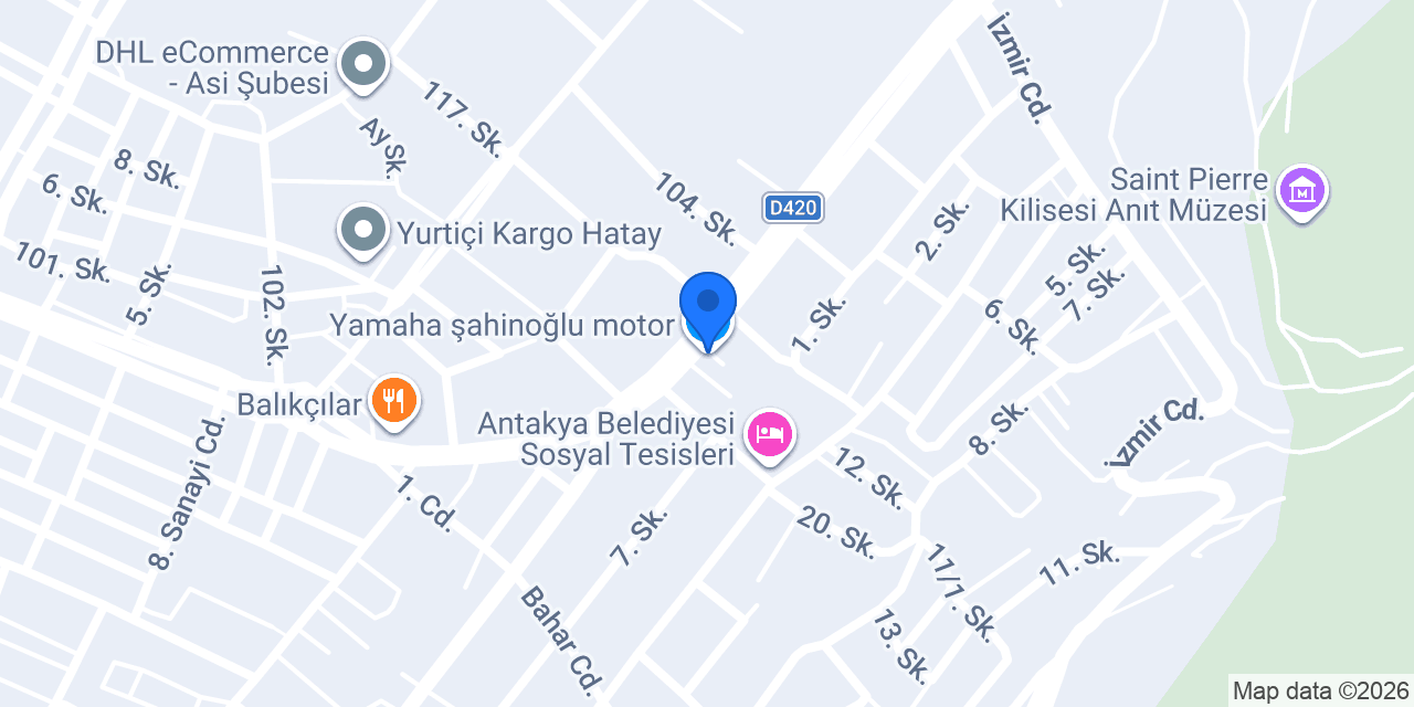 Yamaha şahinoğlu motor konumu