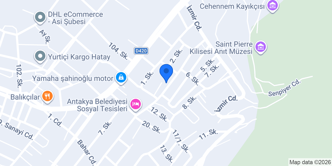 Günerler Transport konumu