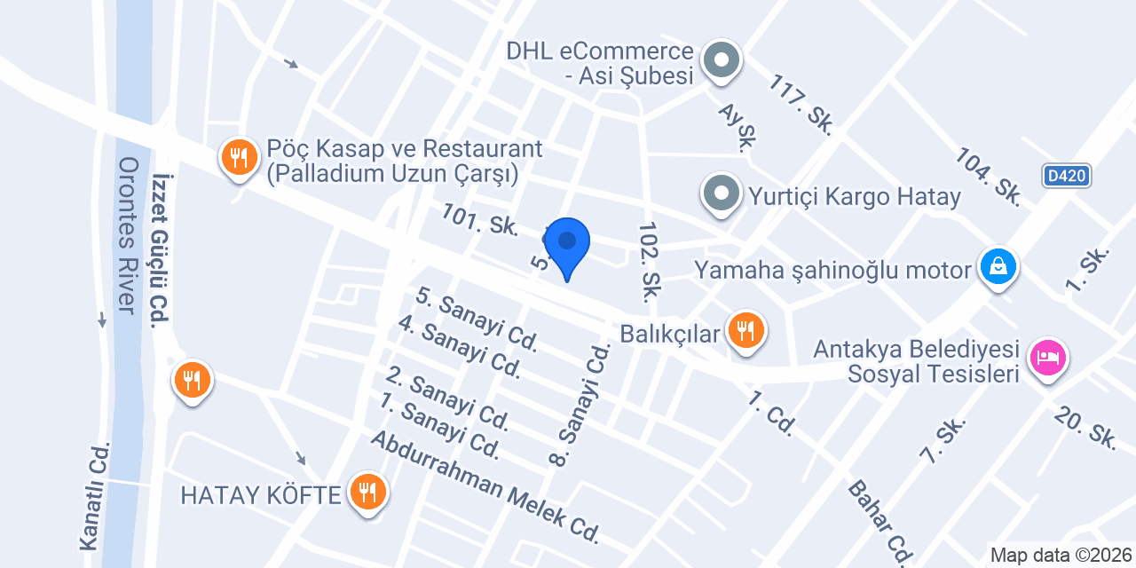 Şekerbank Antakya konumu