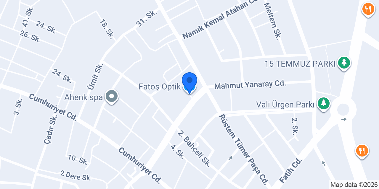 Fatoş Optik konumu