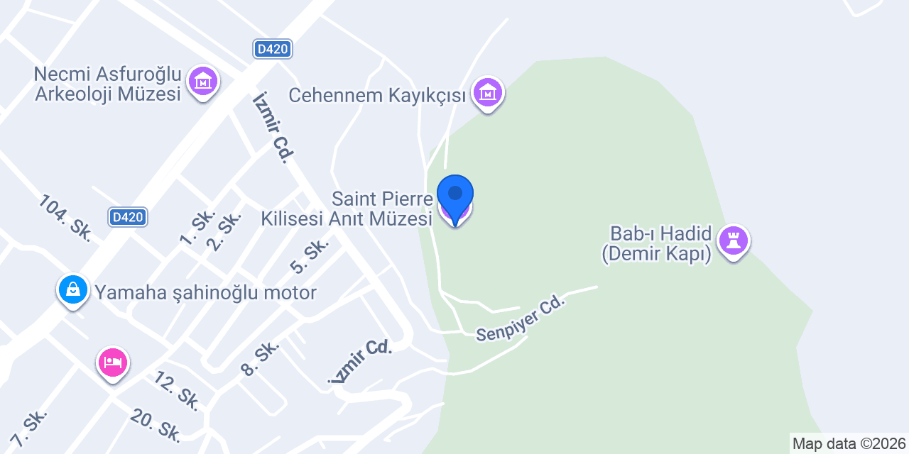 Saint Pierre Kilisesi Anıt Müzesi konumu