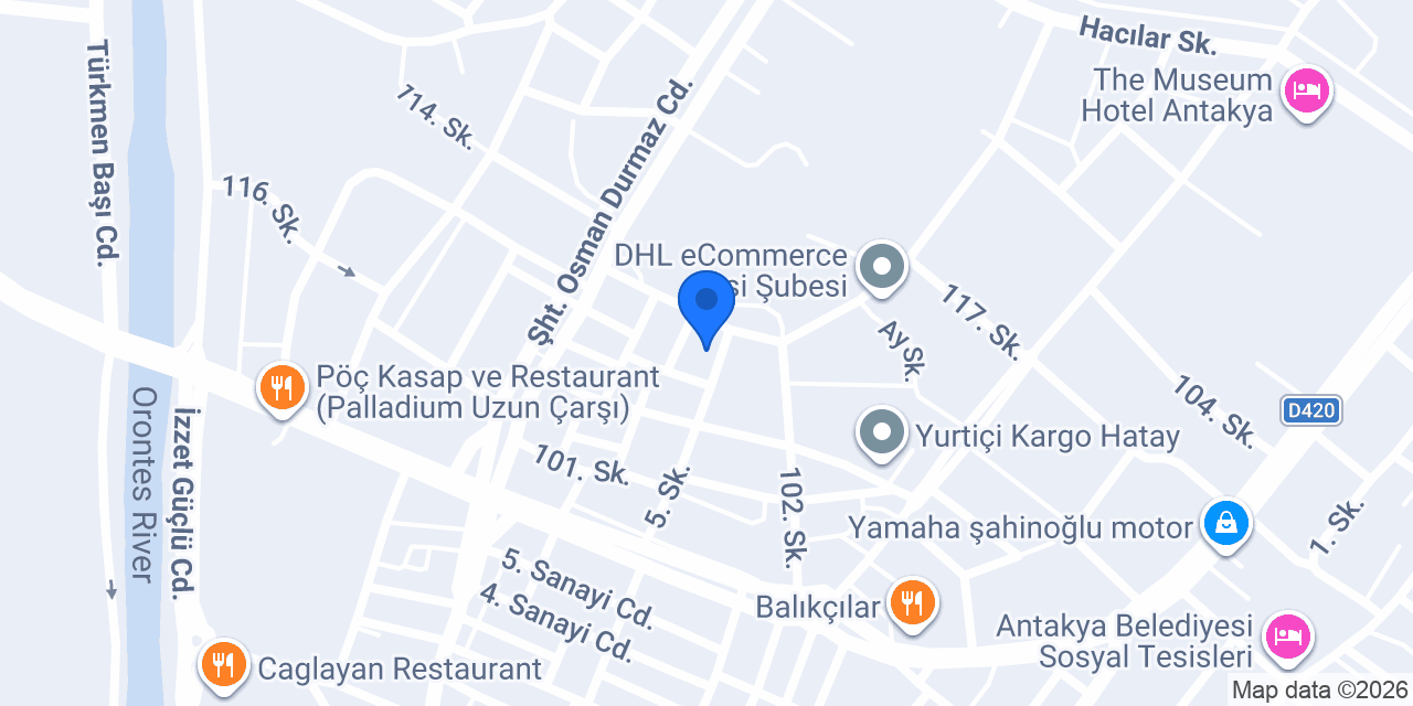 Hatay Seç Otomotiv antakya konumu