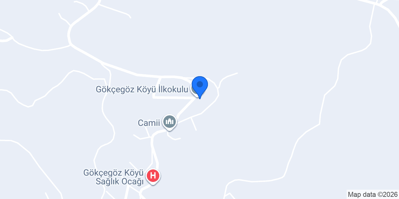 Gökçegöz Köyü İlkokulu konumu