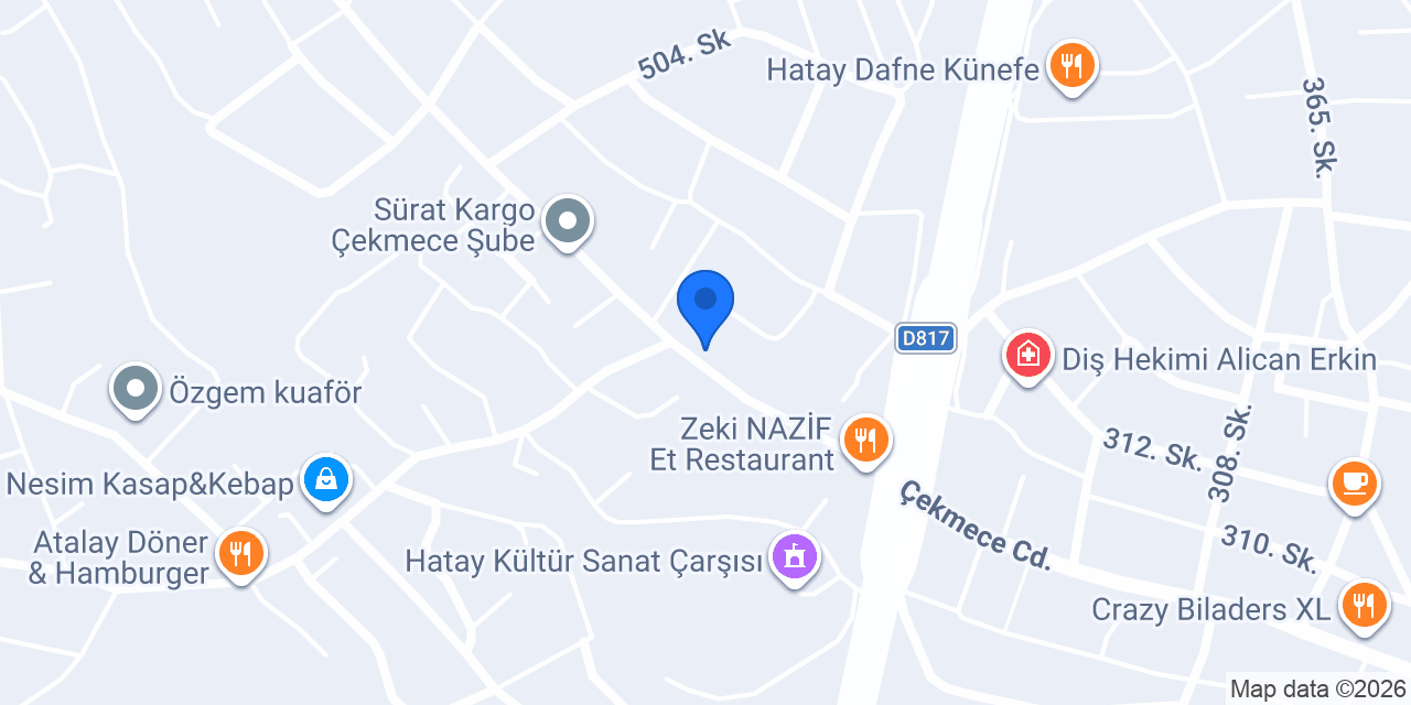 Eser patisserie 2.şube konumu