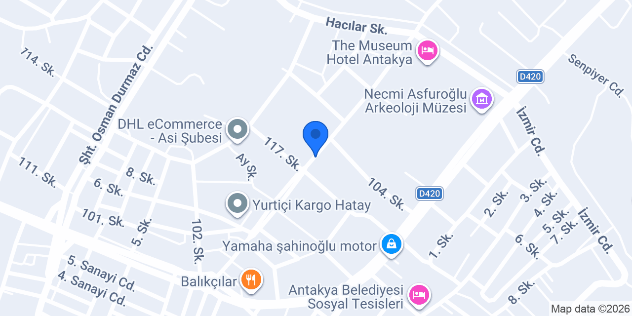HATAY SALÇA DÜNYASI konumu