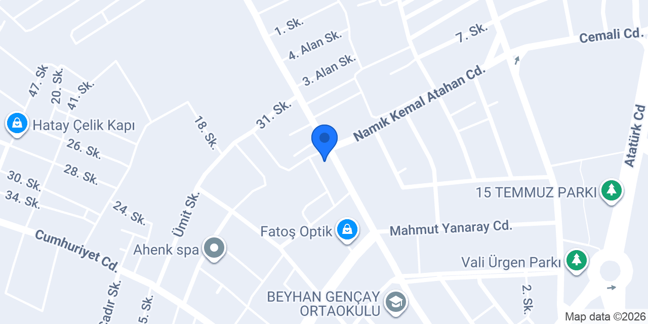 Çiçek İletişim konumu