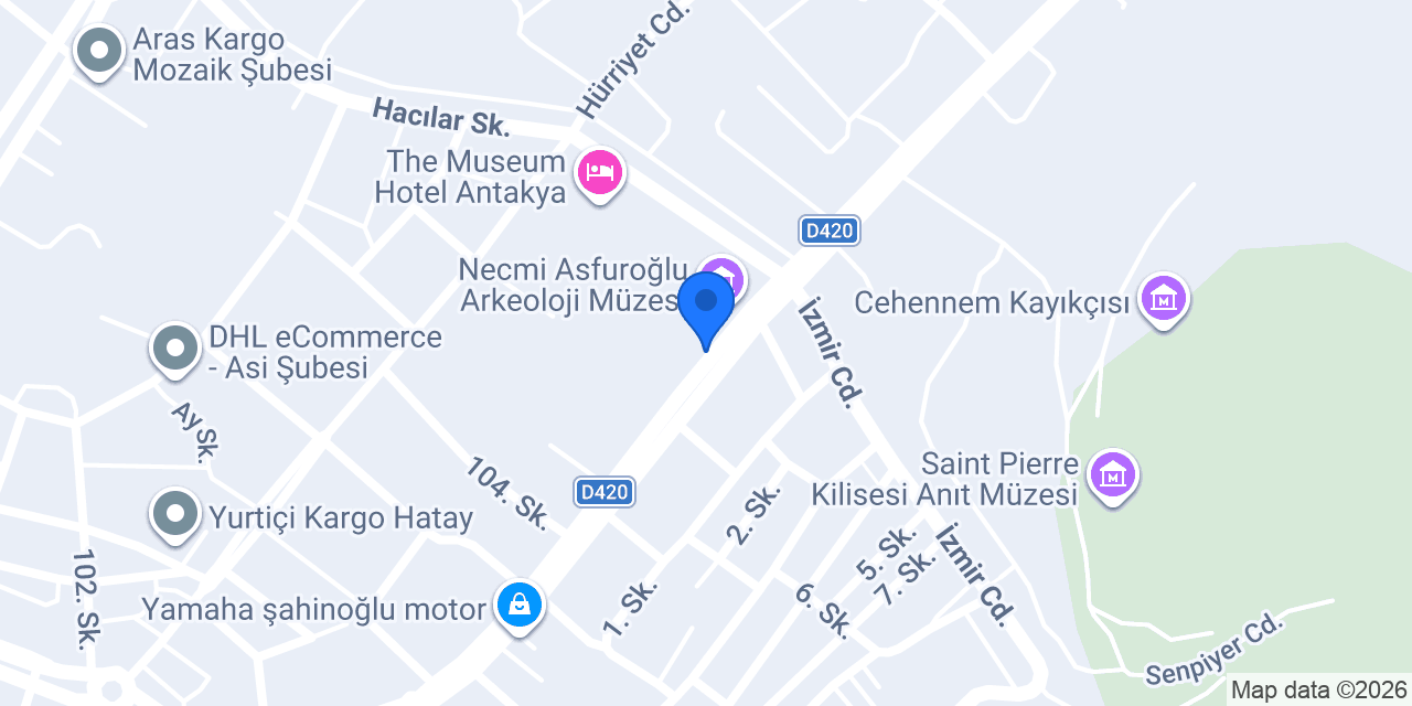 Antakya Taksi İsmail konumu