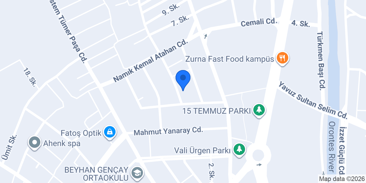 Hatay Antakya Su Arıtma Teknik Servis konumu