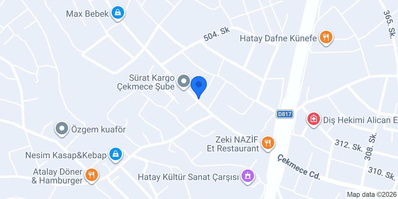 Hatay Doyum Meze Evi konumu