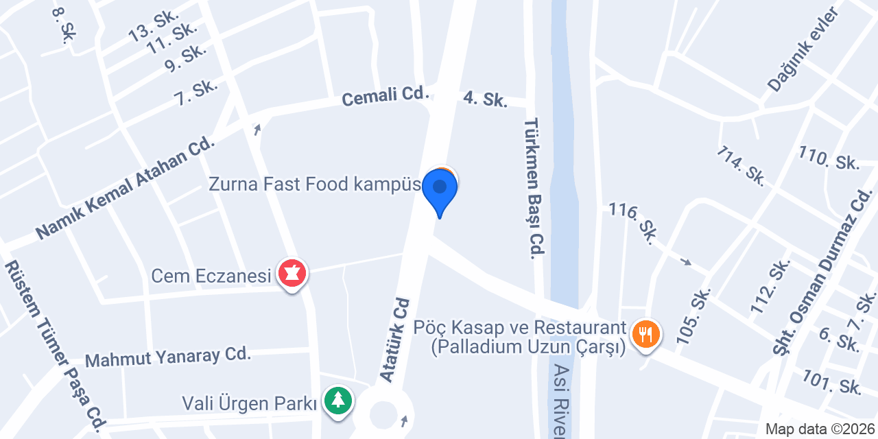 Hatay İl Çevre Ve Orman Müdürlüğü konumu