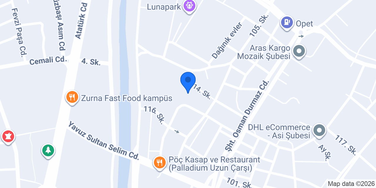 MAHİR USTA DÖNER konumu