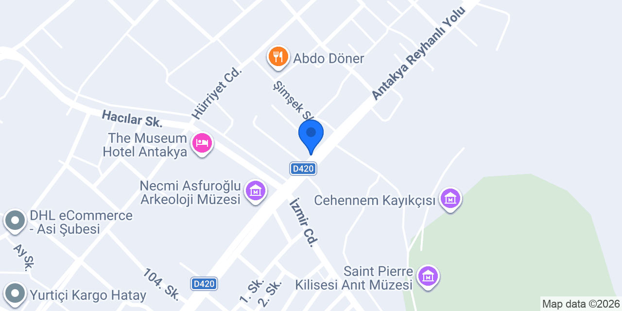 GLAMOUR SPA & BEAUTY ANTAKYA konumu